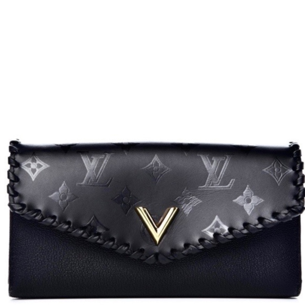 Louis Vuitton Monogram Very Shadow Leather Black